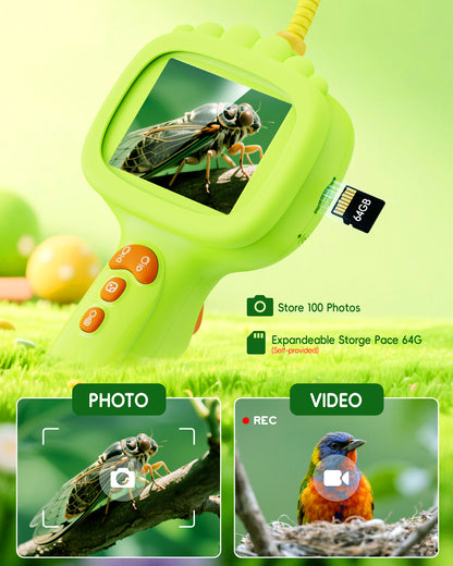 Ashfly Borescope Snake Camera with Light for Kids Educational Gift