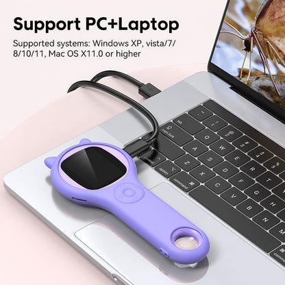 Ashfly Handheld Mini Microscope for Kids Educational Gift