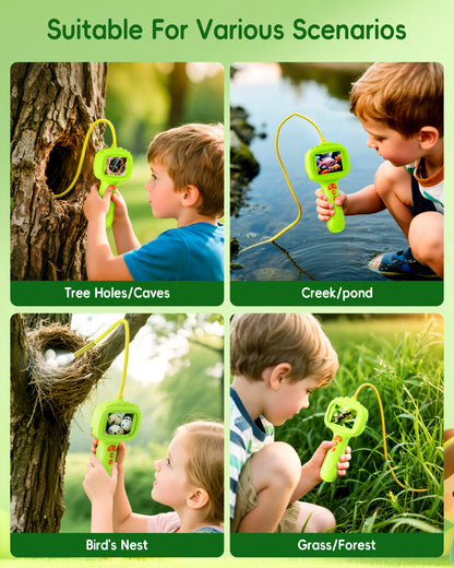 Ashfly Borescope Snake Camera with Light for Kids Educational Gift