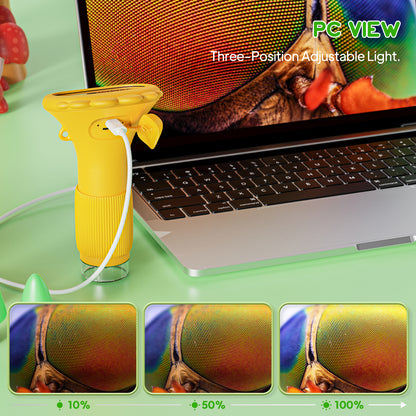 Ashfly Portable Handheld Insect Microscope for Kids Educational Gift