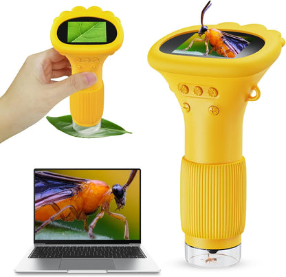 Ashfly Portable Handheld Insect Microscope for Kids Educational Gift