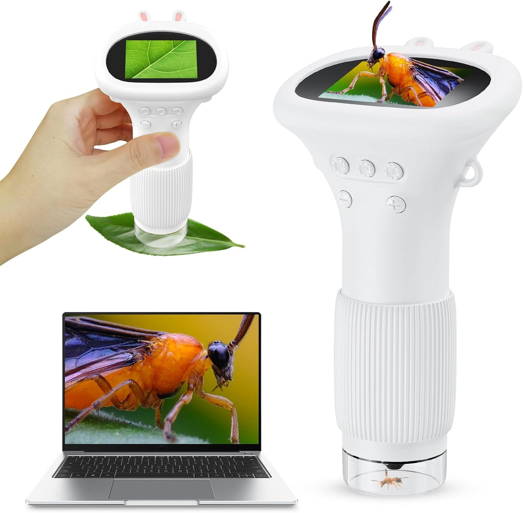 Ashfly Portable Handheld Insect Microscope for Kids Educational Gift