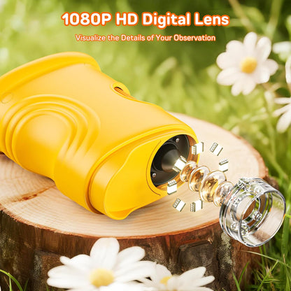 Ashfly 1000X Handheld Digital Microscope for Kids Educational Gift