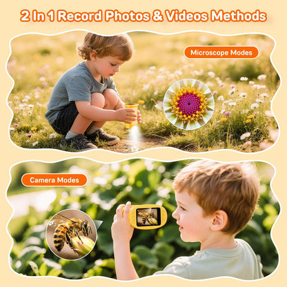 Ashfly 1000X Handheld Digital Microscope for Kids Educational Gift