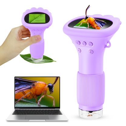 Ashfly Portable Handheld Insect Microscope for Kids Educational Gift